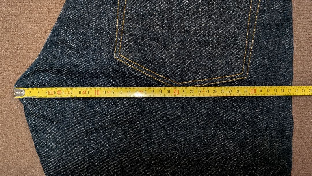 EVISU No.2 2001 33×35 虎耳 未使用 日本製 ワンウォッシュ