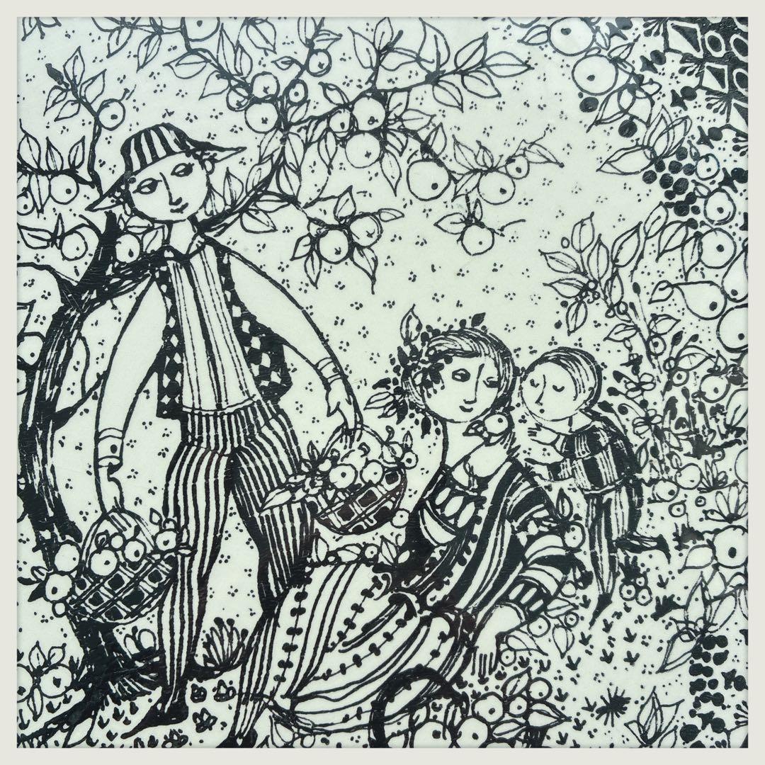 BJORNWIINBLAD 壁掛プレート秋35cm NYMOLLEヴィンテージ