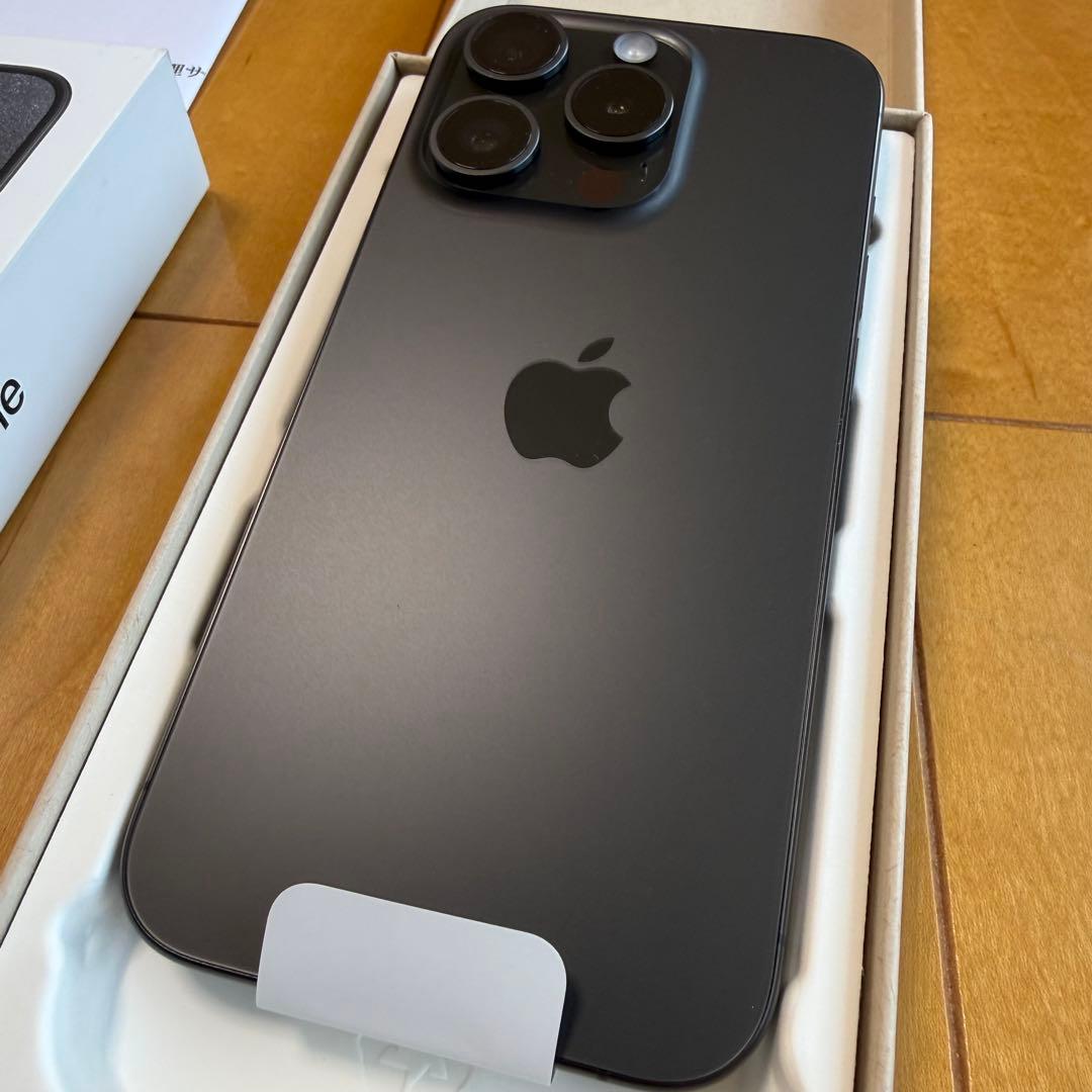 【未使用】iPhone 15 Pro 128GB 本体 ブラックsimフリー