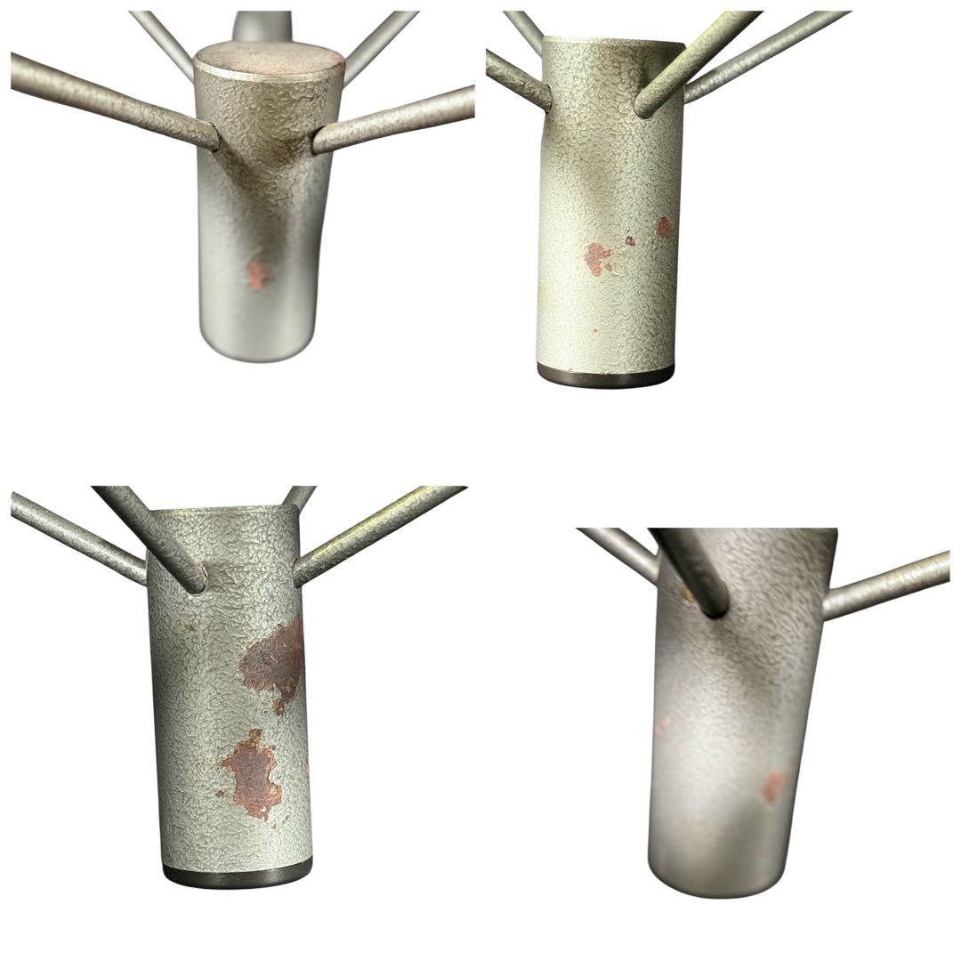 HR793 【希少】maruni リアルシャビーインダストリアル　ガラステーブル