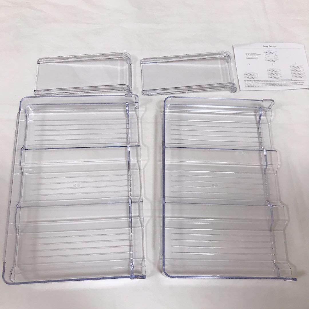 積み重ね可能なウォーターボトル収納　4パック棚収納