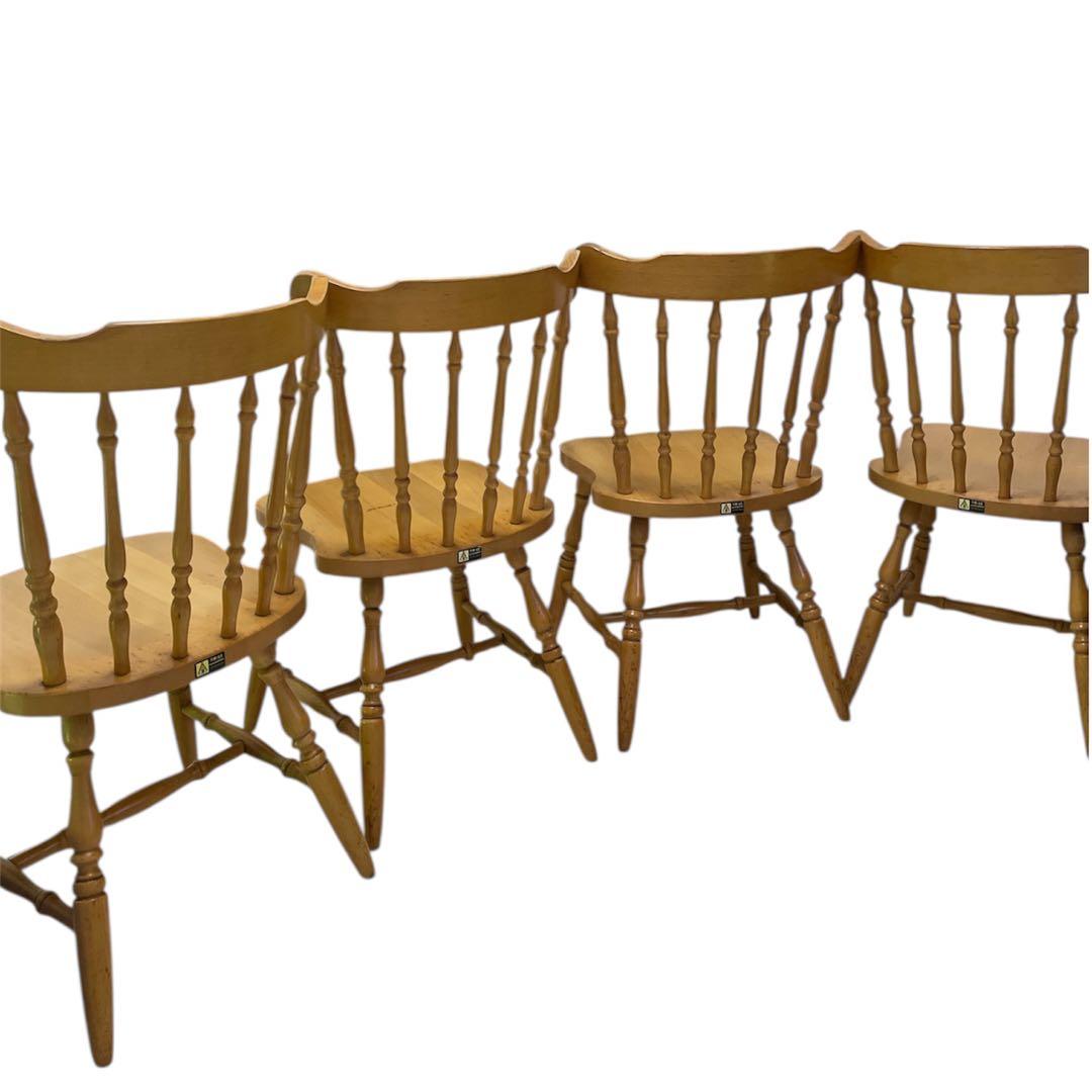 4脚の3 飛騨の家具　ダイニングチェア　椅子　ヴィンテージ