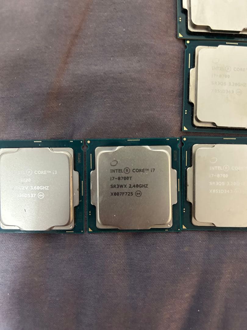 ジャンクCPU 7世代　8世代　9世代