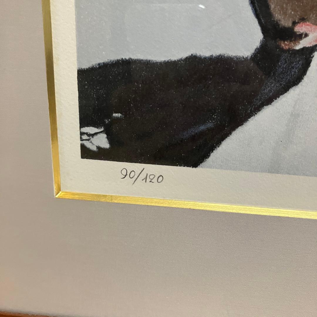 ★ 吉井淳二　オリジナル石版　出を待つ　限定品