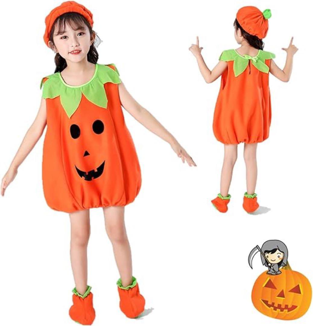 ハロウィン衣装 子供 かぼちゃ ハロウィン コスプレ ベビー
