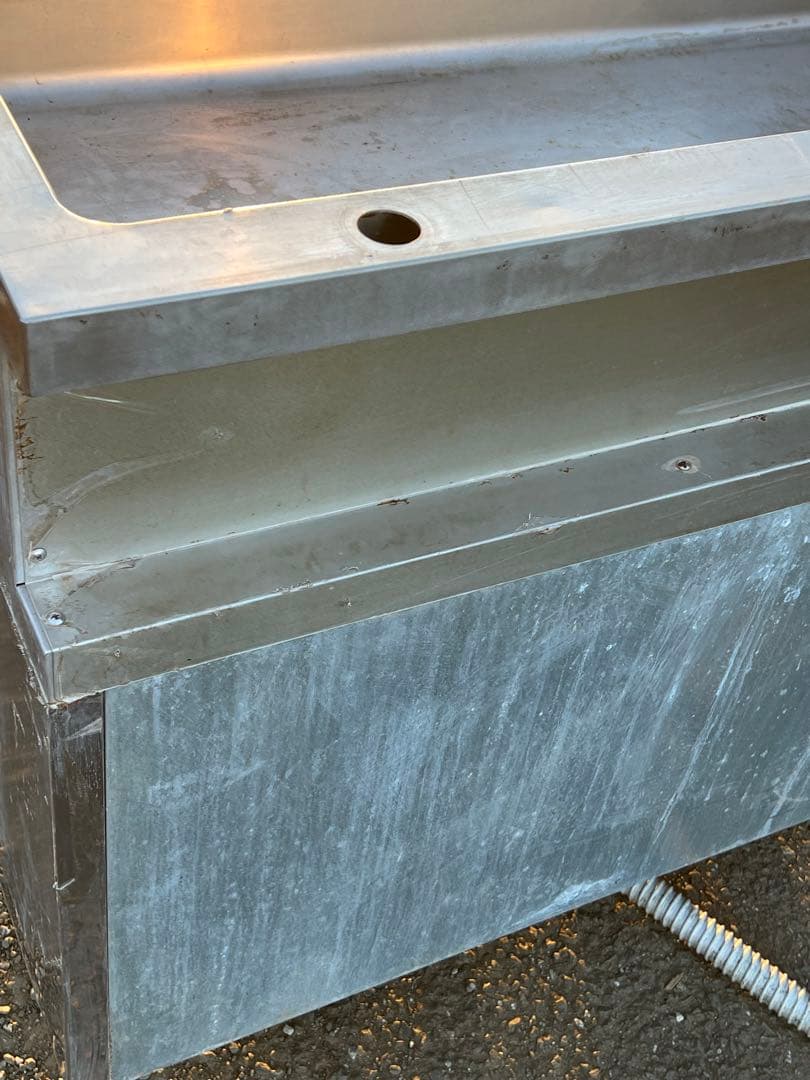 ホシザキ舟形シンク付台下冷蔵庫・RW-120SNC