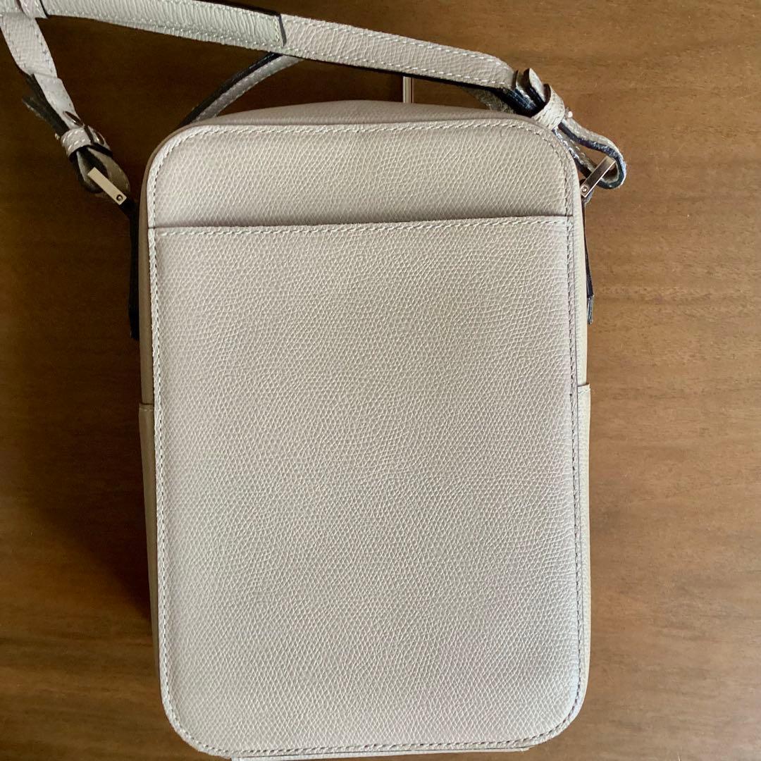 EPOI 2way シキ レザー スクエア　ショルダーバッグ グレージュ　トープ