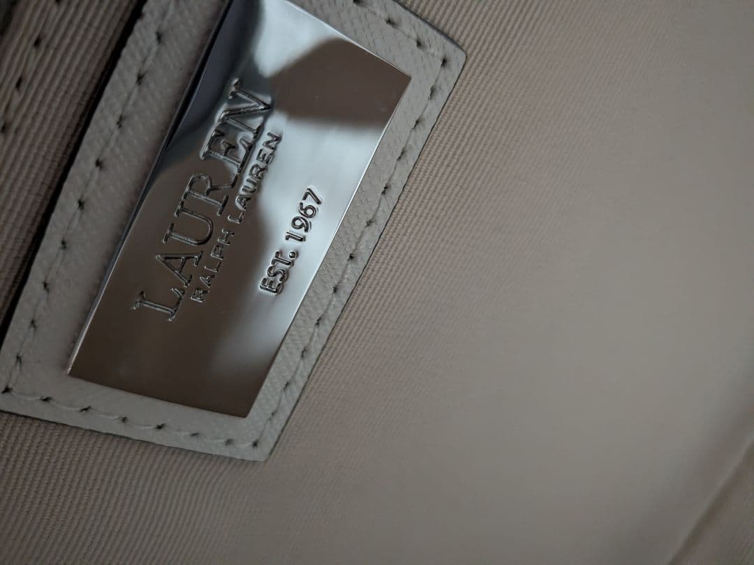 新品Lauren RALPH LAUREN　ツートンレザー