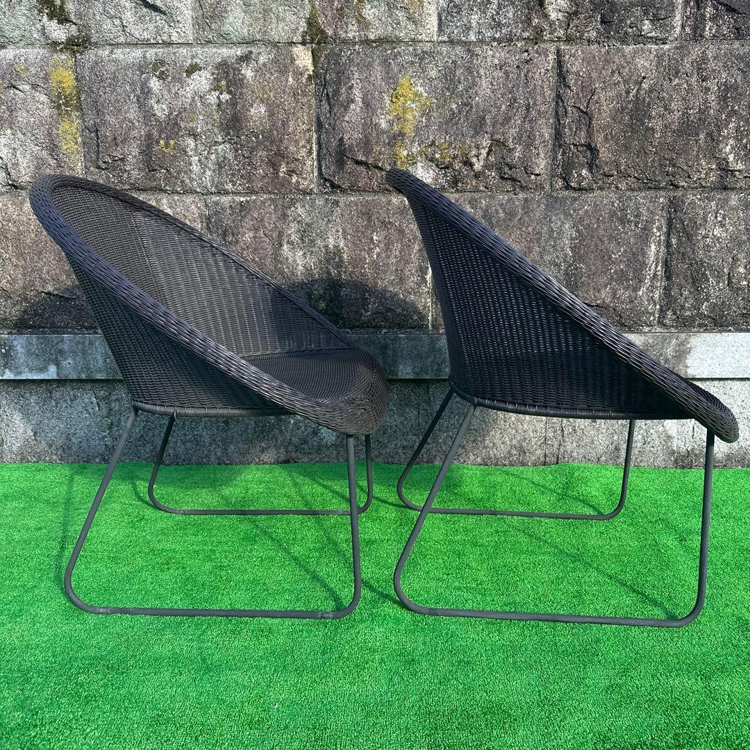 イタリア製 emu エミュー ガーデンチェア 西洋家具　2脚セットiso※