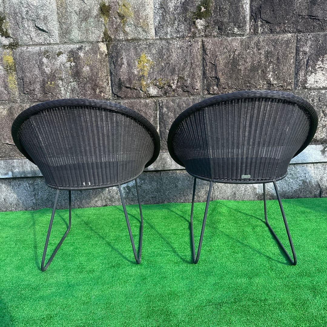 イタリア製 emu エミュー ガーデンチェア 西洋家具　2脚セットiso※