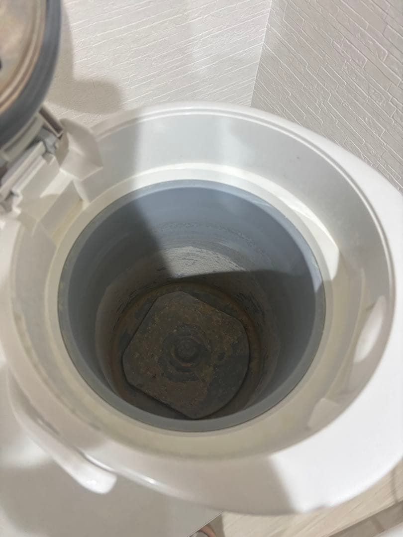 130.スチーム式加湿器　湯沸かしポット　象印　ベージュ　電気ポット