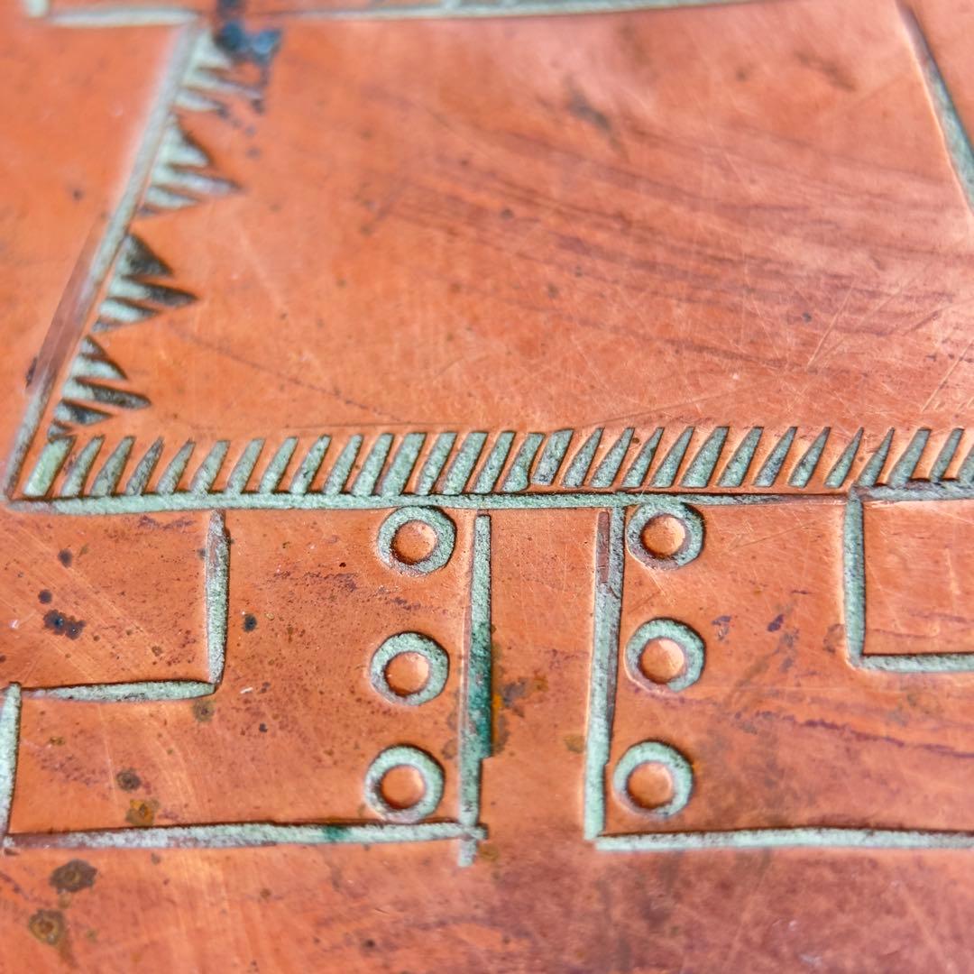 M1298 Vintage 1950s フレッドハービー コッパー トレイ