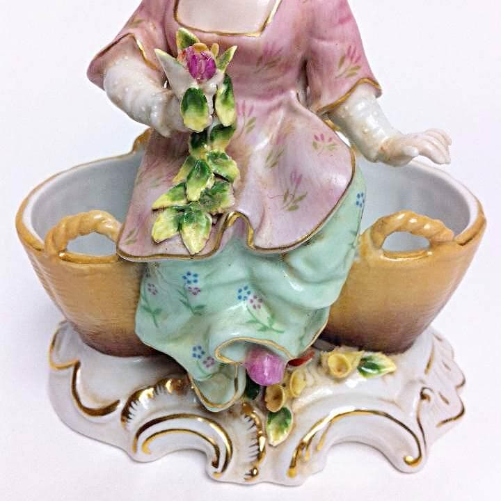 マイセン風　人形❓ 陶器 骨董　アンティーク