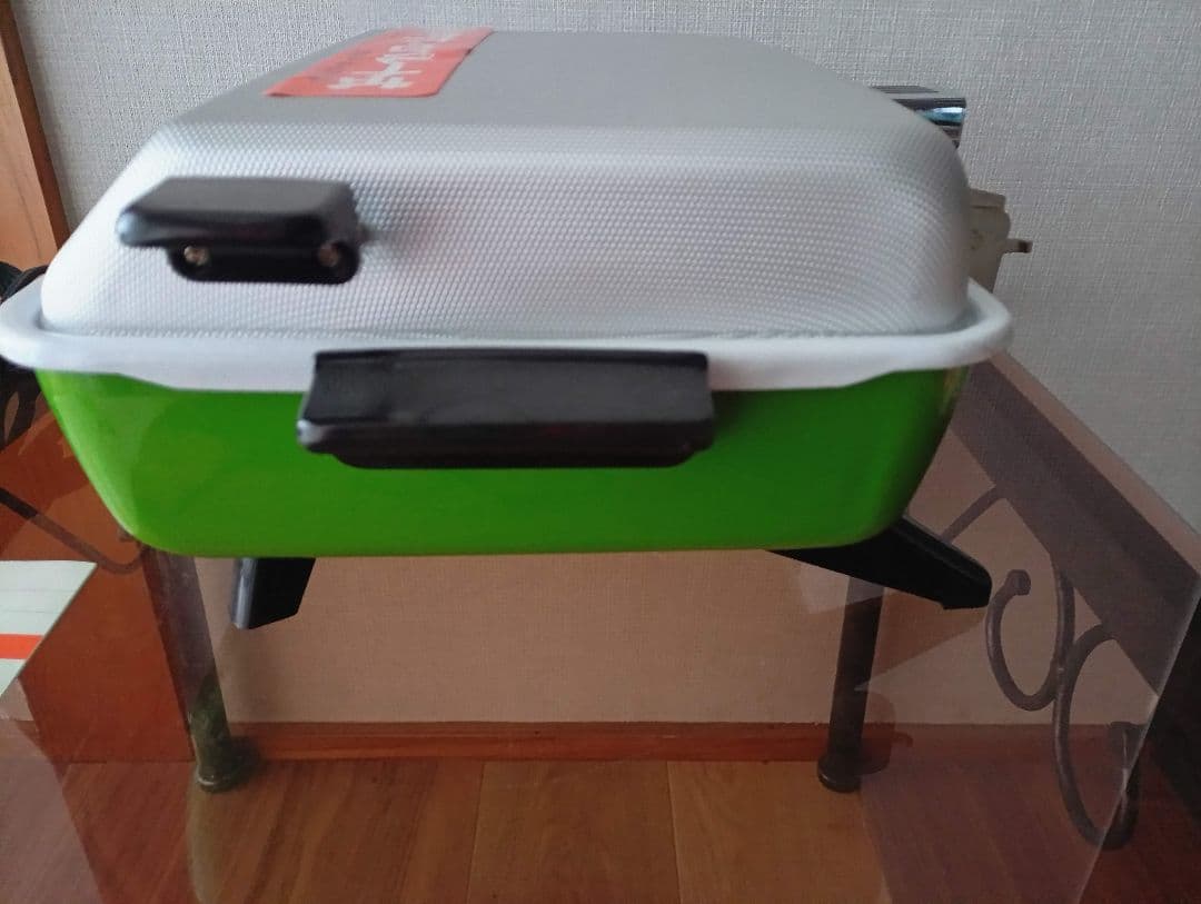 SANYO ホームロースター グリーン 電気グリル コンロ レトロビンテージ