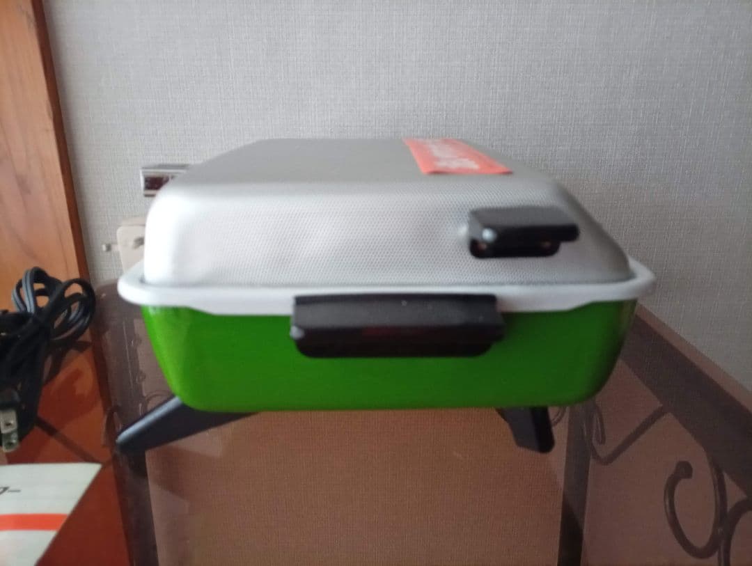 SANYO ホームロースター グリーン 電気グリル コンロ レトロビンテージ