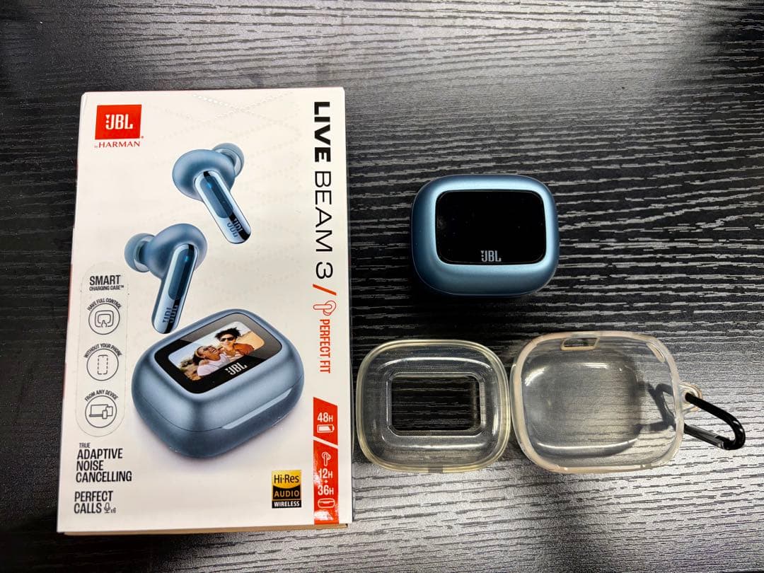 JBL LIVE BEAM 3 ブルー ワイヤレスイヤホン