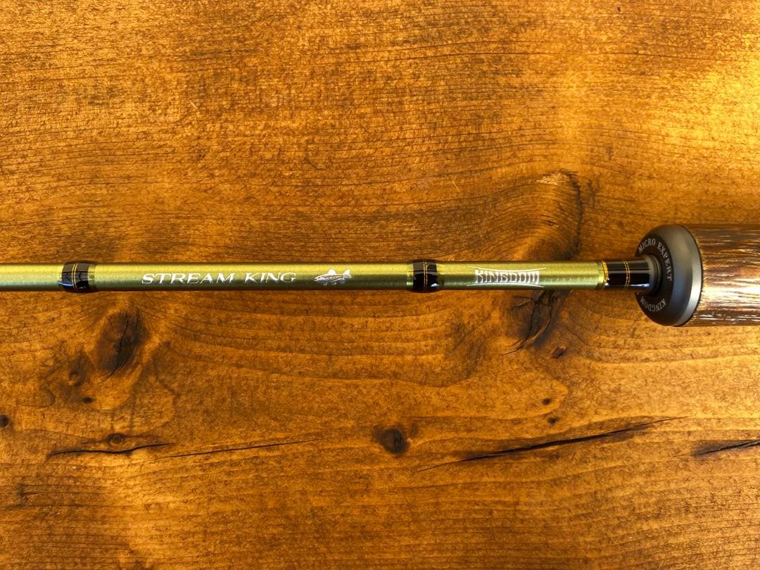 トラウトロッド　ウッドグリップ　パックロッド　天然木　渓流釣り　コンパクトロッド