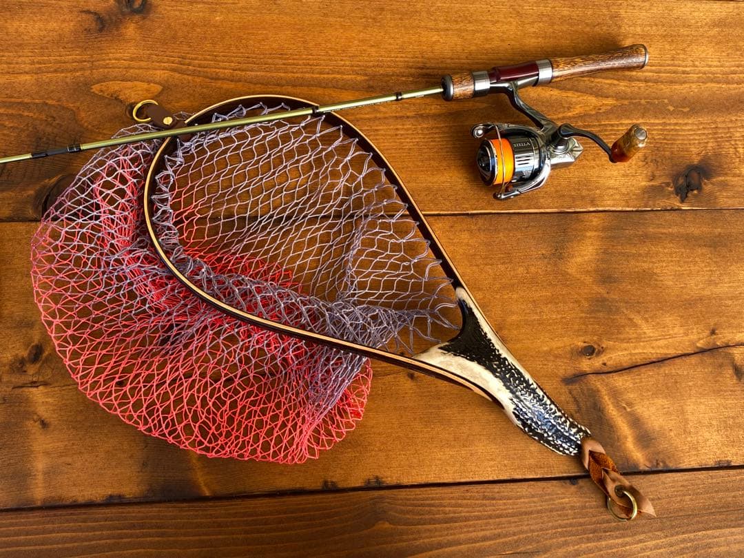 トラウトロッド　ウッドグリップ　パックロッド　天然木　渓流釣り　コンパクトロッド