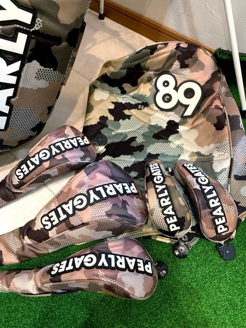 正規品　パーリーゲイツ　迷彩　カモフラ　スタンドキャディバッグ　メンズレディース