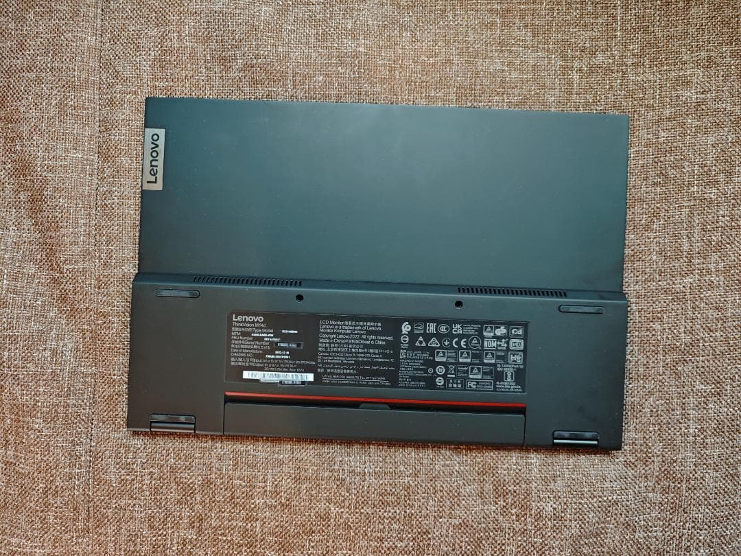 ThinkVision M14d LCD モバイルモニター 保証残2027年まで