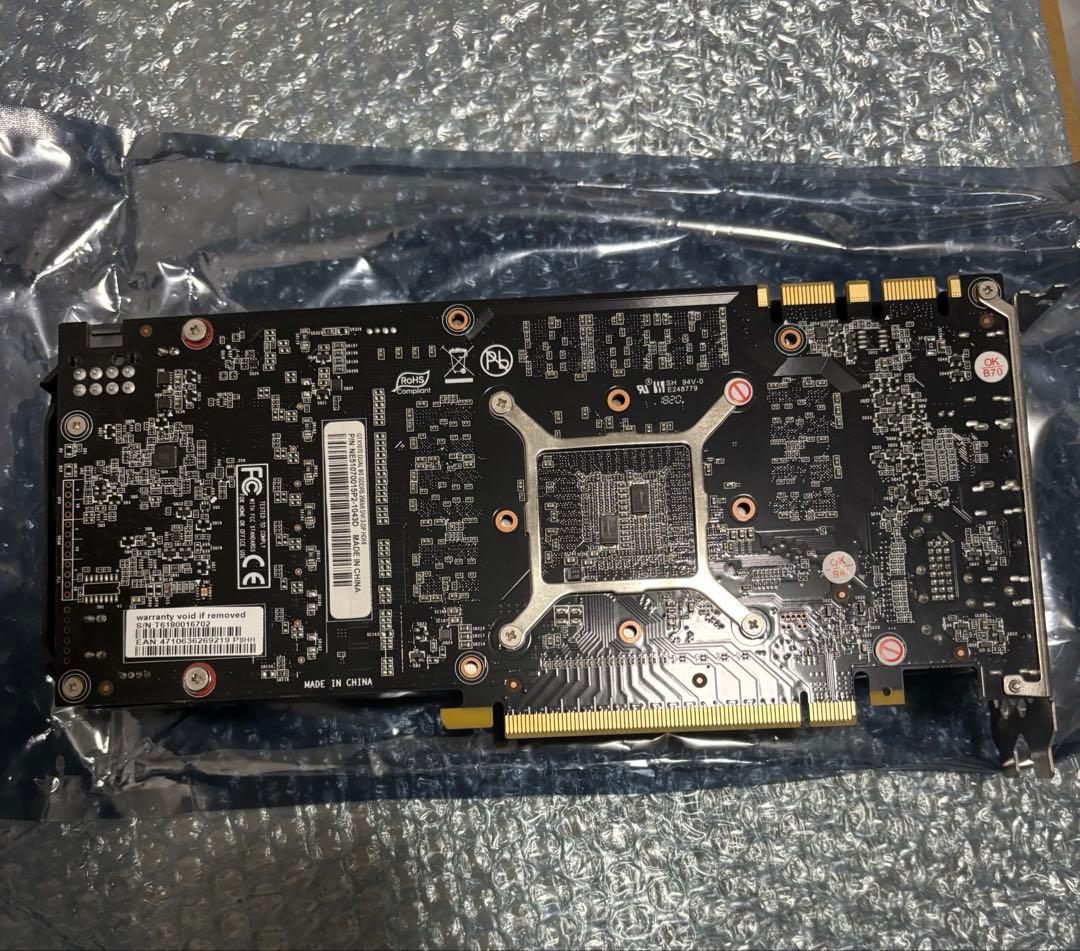 【動作確認済み】gtx1070 / 8gb