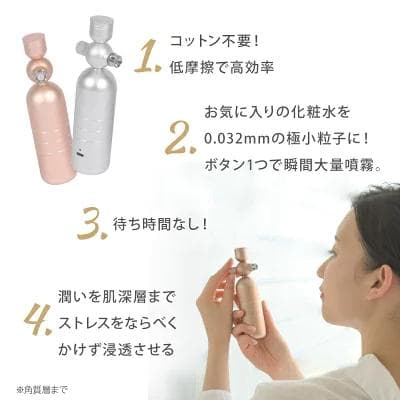 フェイスミスト 美顔器 微粒子ミスト ハンディミスト マイクロミスト 化粧水