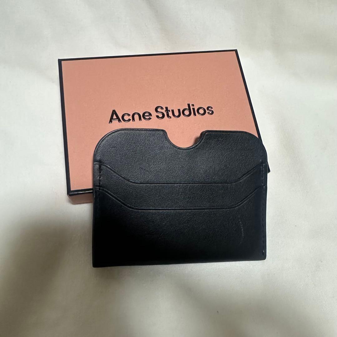 Acne Studios 名刺入れ カードケース 黒 レザー製