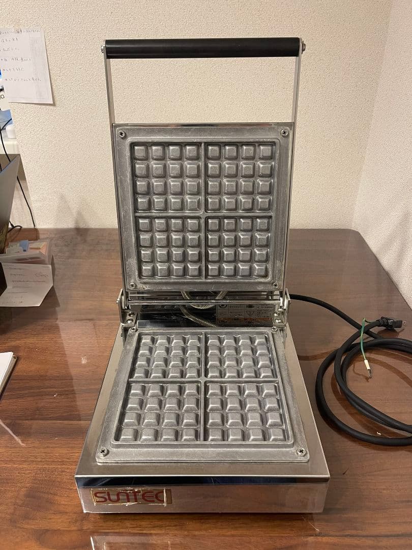 suntec ワッフルメーカー ステンレス