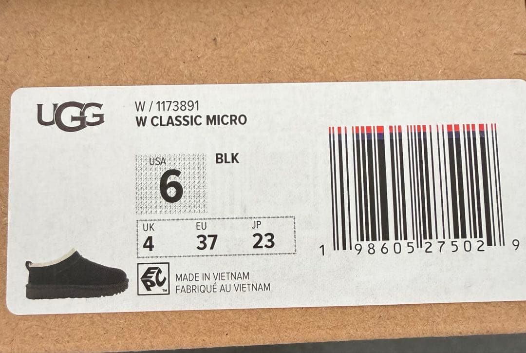 Y*️様 UGG クラシック マイクロ ショートブーツ　ブラック