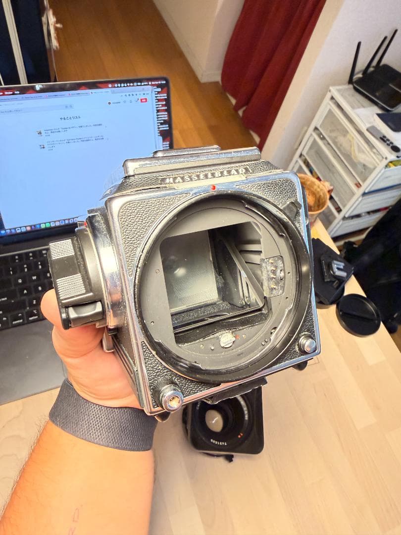 【希少未改造】Hasselblad 203FE+80mm FE+E12CCセット