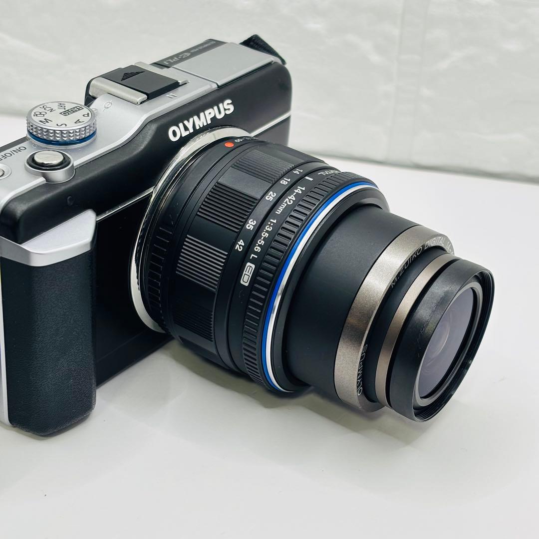 【美品】オリンパス ペン ライト E-PL1ミラーレス レンズキット