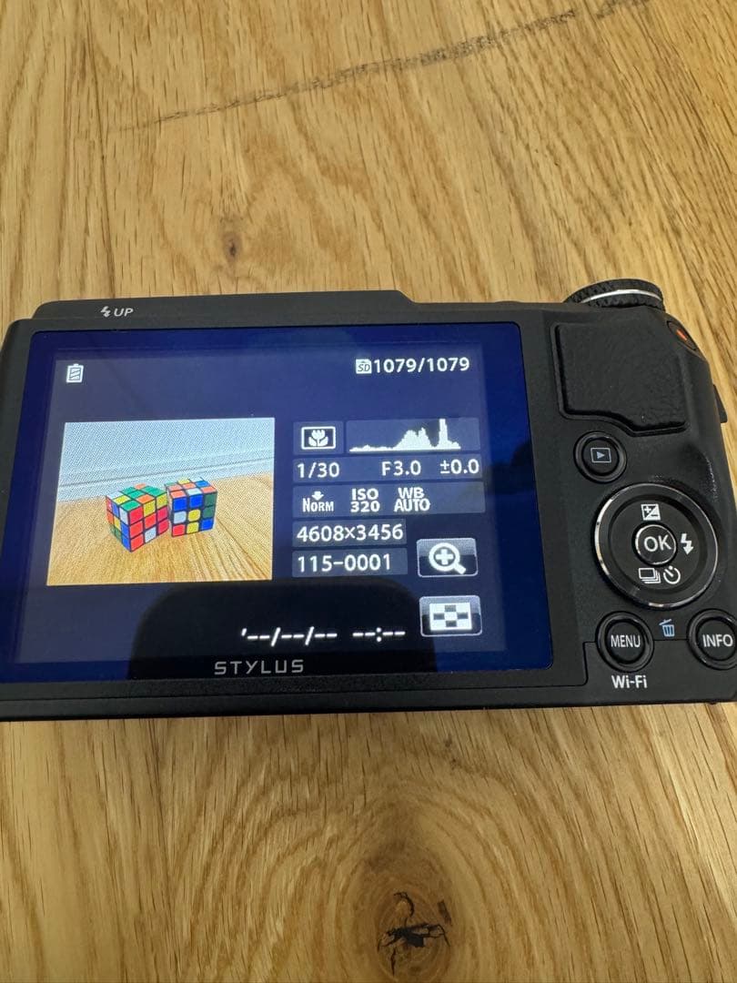 動作確認 OLYMPUS オリンパス STYLUS SH-3 ブラック