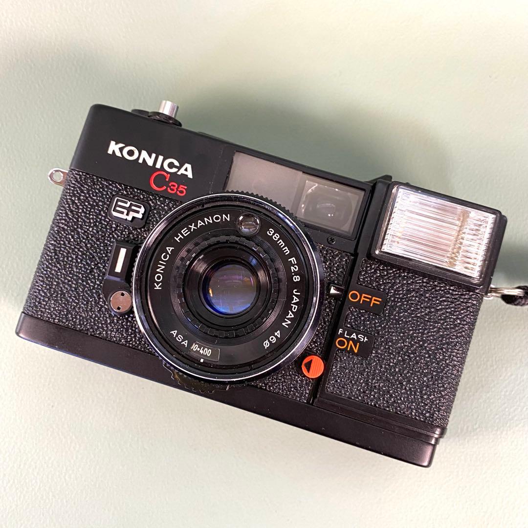 【作動保証1ヶ月】　整備済、完動品/ コニカ Konica C35 EF