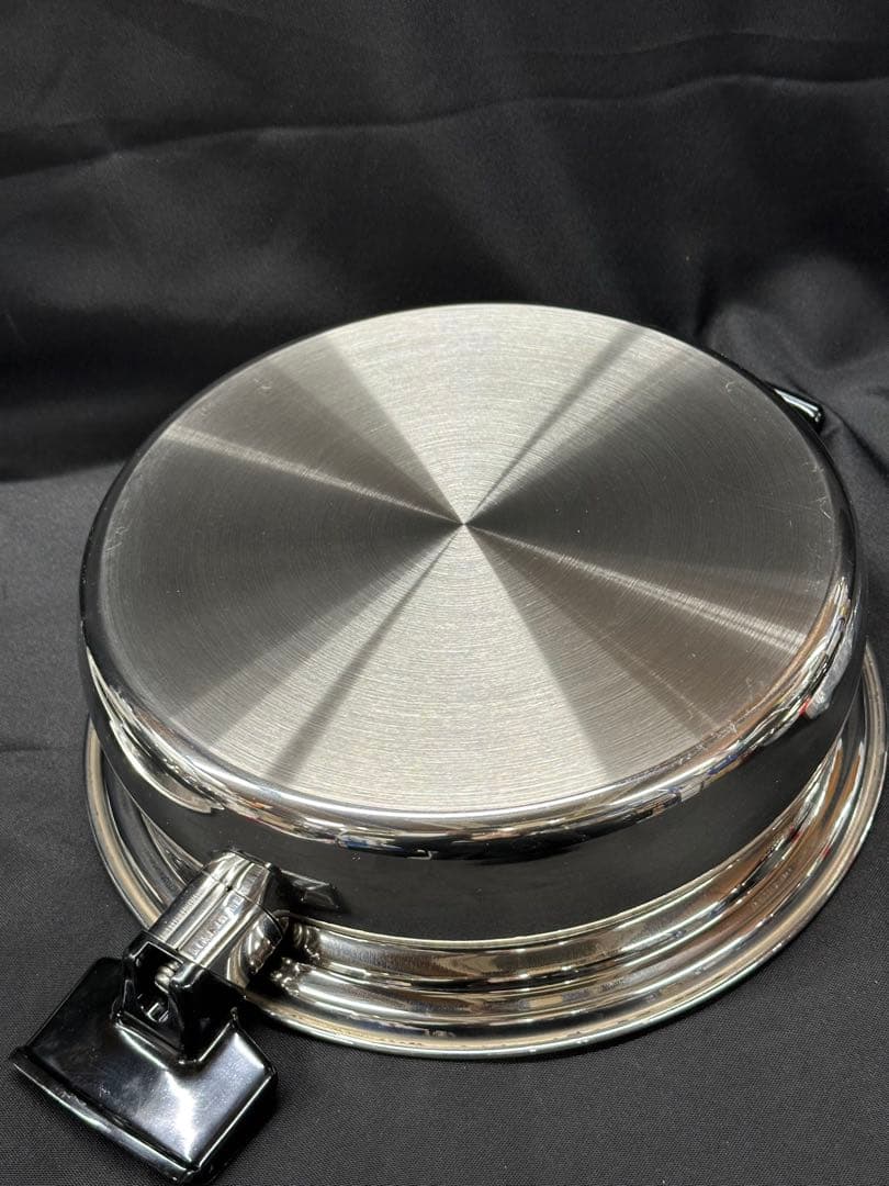 【保管品】Cook Best T304 7-Ply 蒸し器　両手鍋　26cm