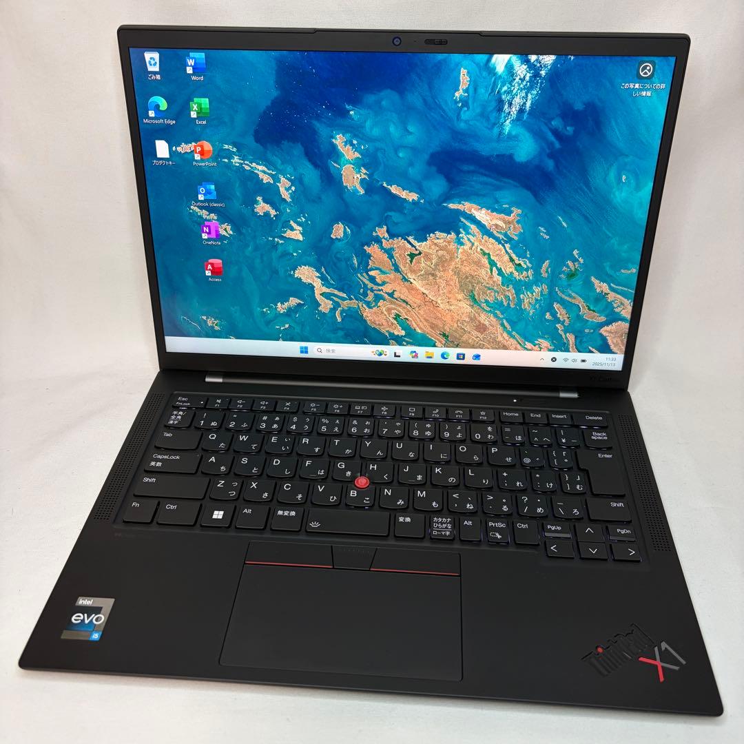 準美品 ThinkPad X1 Carbon 13世代 i5 16GB オフィス