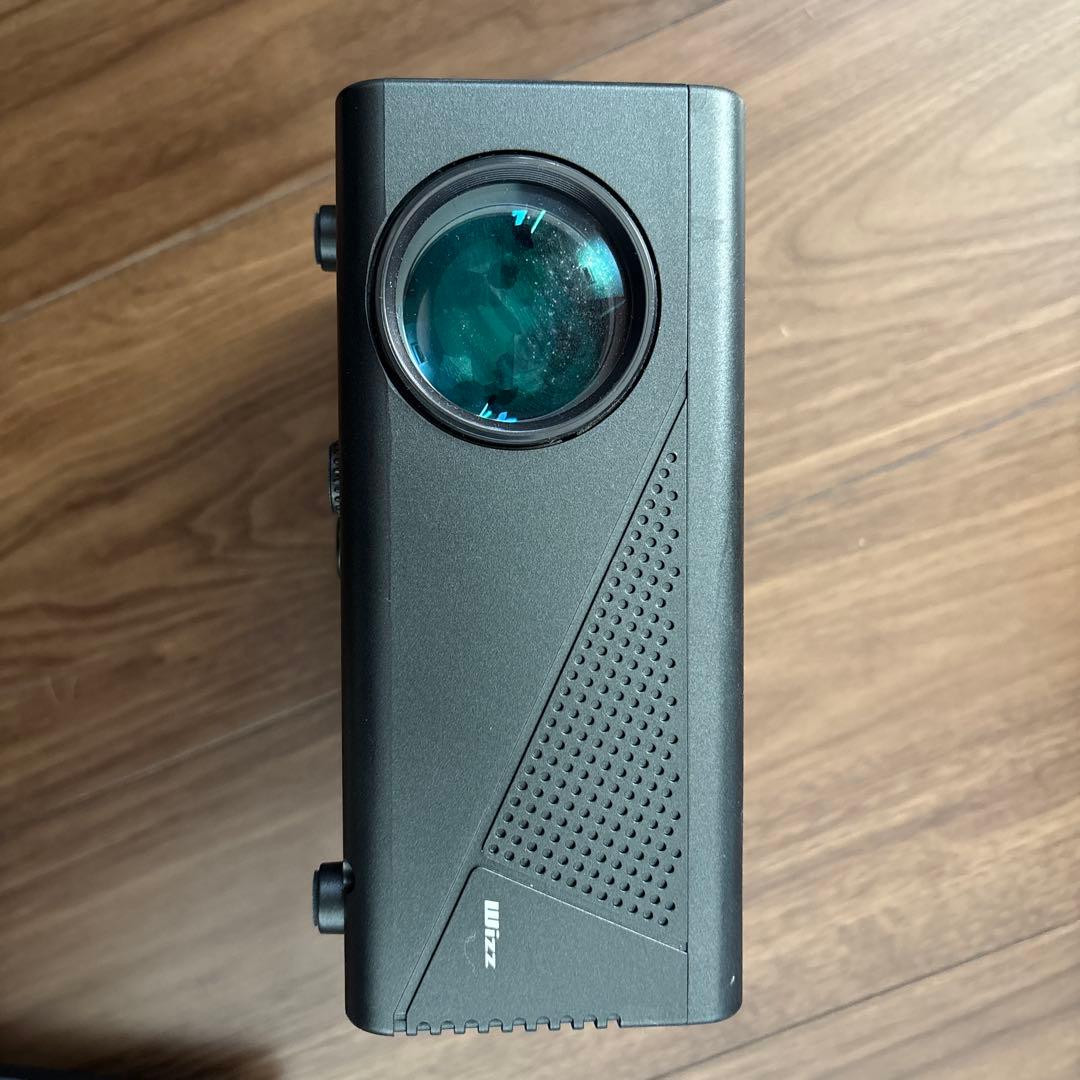 wizz プロジェクター WPJ-V600 コンパクトプロジェクター ブラック