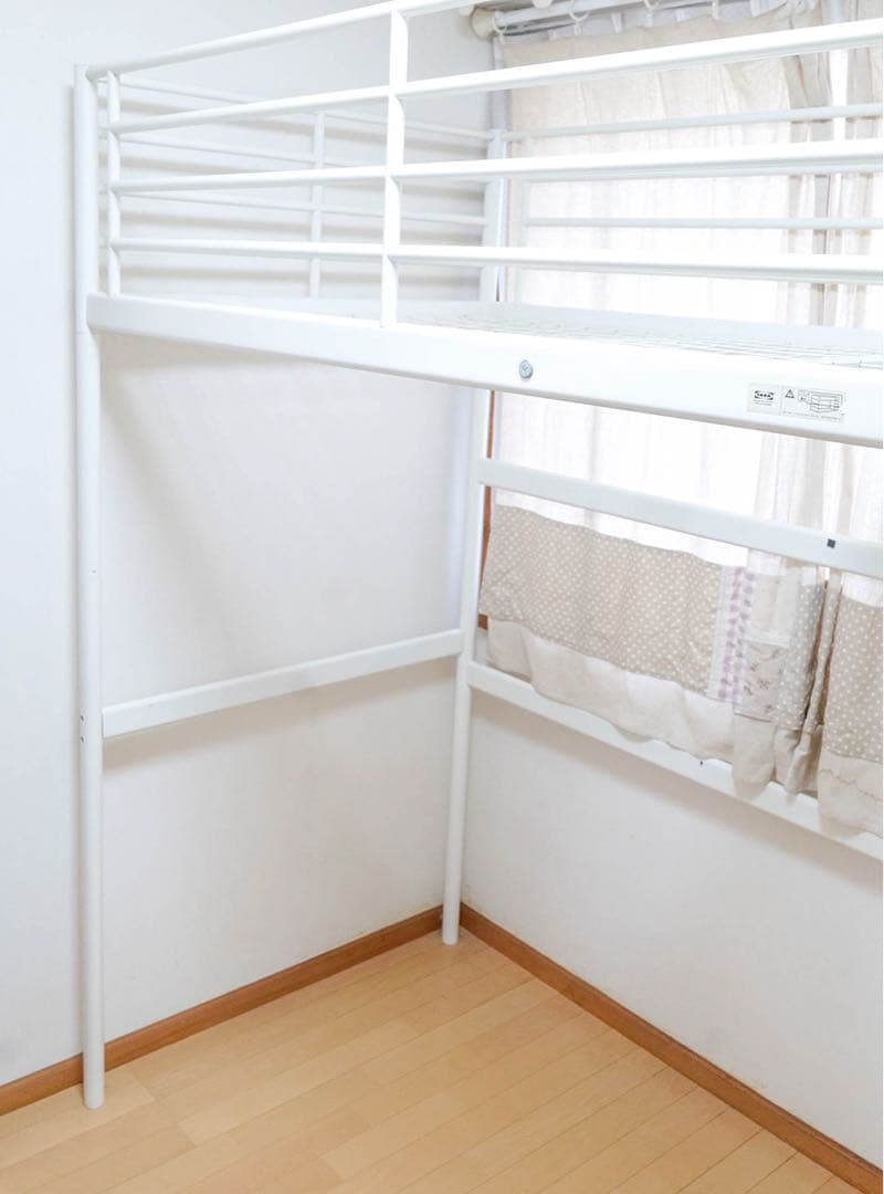 IKEA スヴェルタ　ロフトベッドホワイト