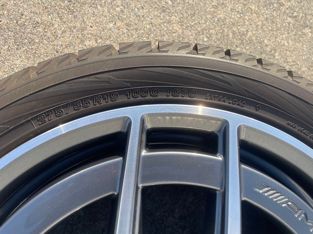 メルセデスベンツ・AMG ・E220d・スタッドレスタイヤ・発送たのメル便にて！