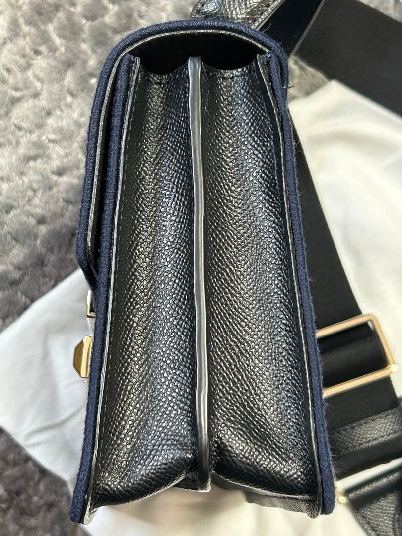 FURLA ショルダーバック　デニム　ネイビー　フルラ　ベラ