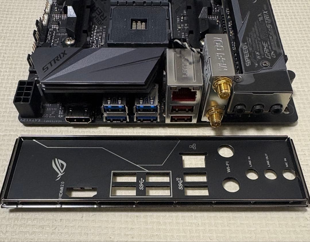 ASUS ROG STRIX B450-I GAMING AM4マザーボード