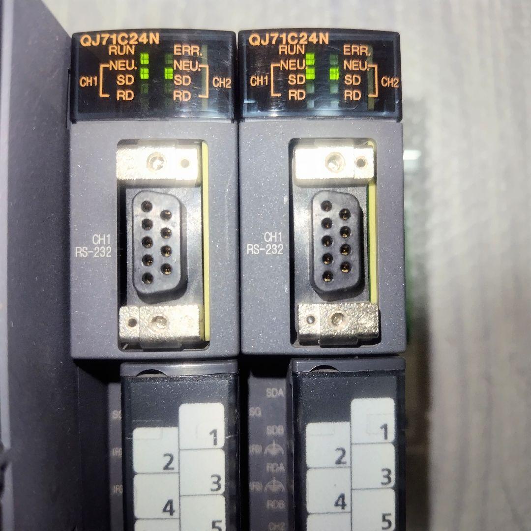 MITSUBISHI 三菱電機シーケンサ QJ71C24Nユニット 2台セット