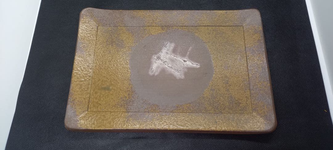 備前焼人間国宝※山本陶秀※の孫で父親は ※山本雄一※山本竜一造長方形皿5枚セット