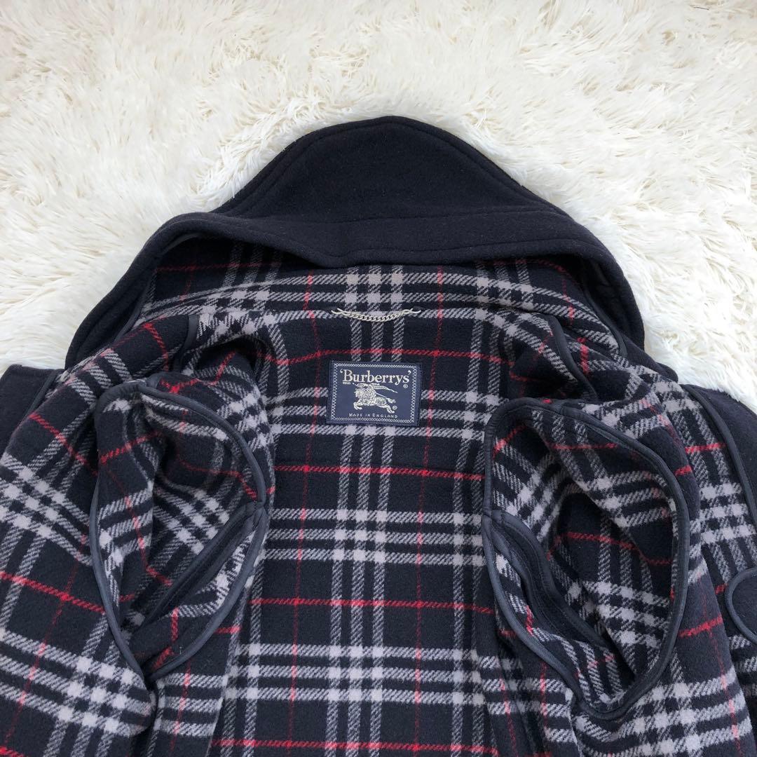 入手困難✨XL相当　ヴィンテージ　バーバリー　ダッフルコート　チェック　ロング