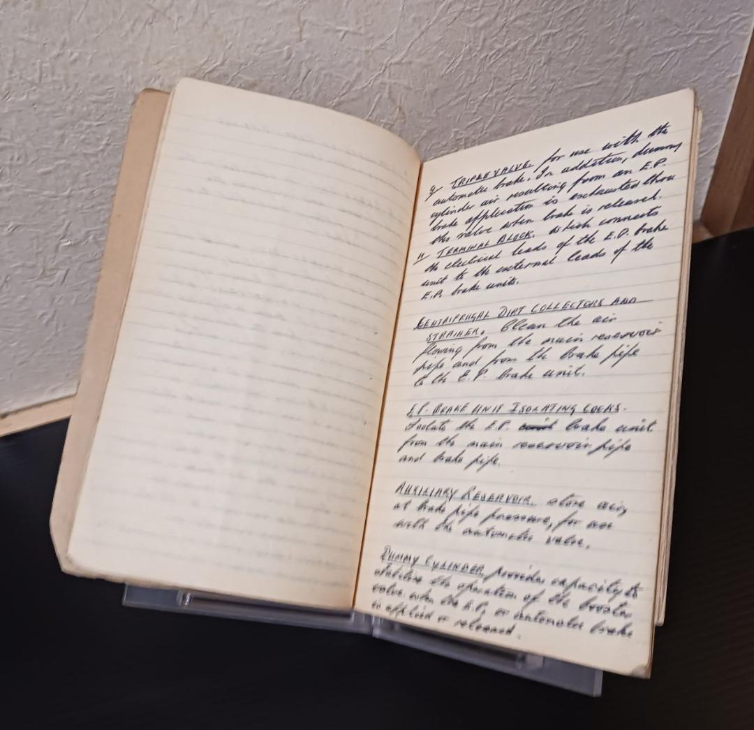 英国鉄道 手書き技術ノート ブレーキ系統 図解入 原本