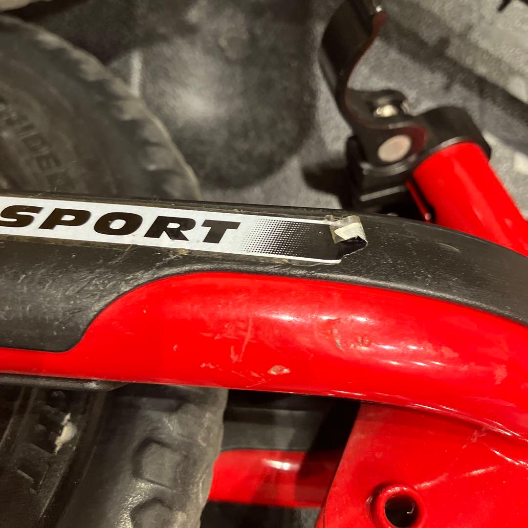 STRIDER スポーツ　12インチ 赤　ロッキングベース付き（一部部品無し）