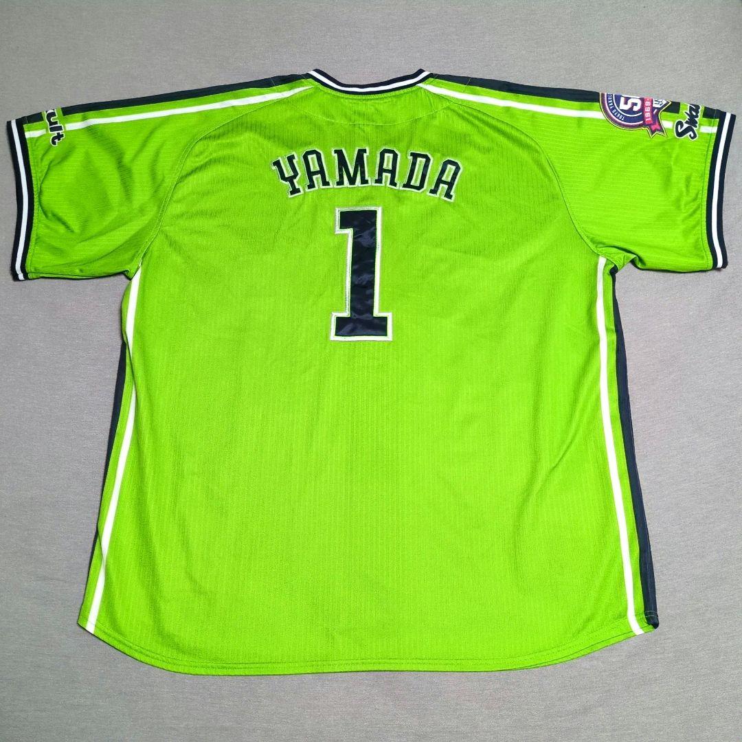 東京ヤクルトスワローズ 山田哲人 刺繍 ユニフォーム マジェスティック XL
