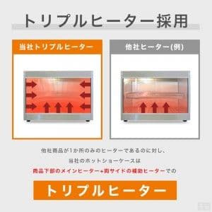 安吉 業務用 ホットショーケース PRO-6WSE-C