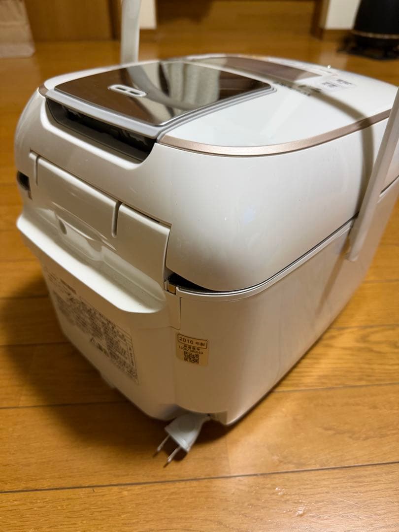 Panasonic可変圧力ＩＨ炊飯器 SR-PW186-W 【Wおどり炊き】