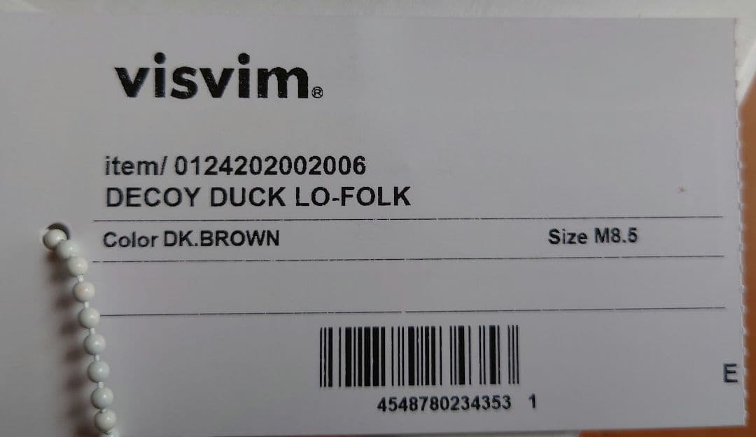 靴 DECOY DUCK LO-FOLK
