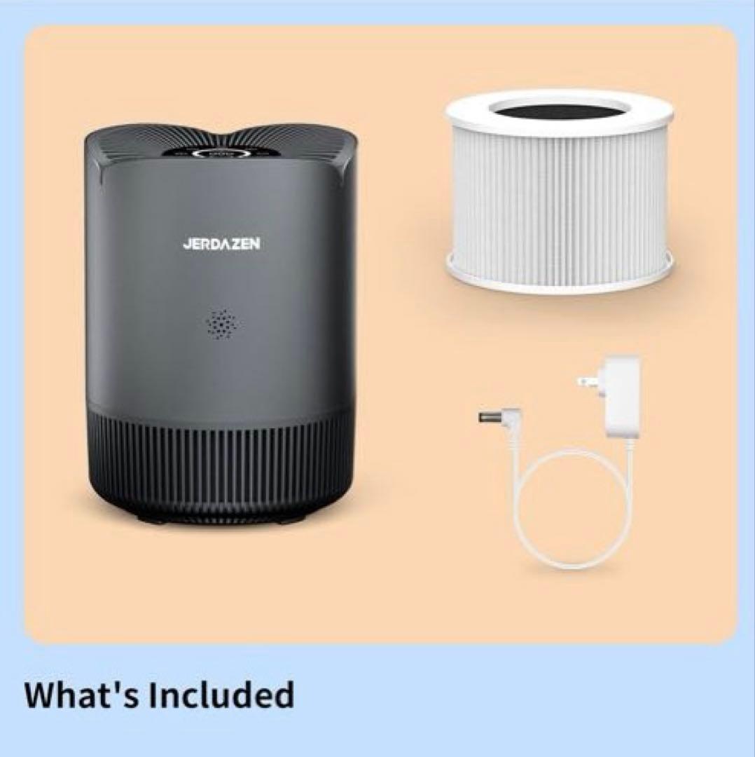 空気清浄機 小型 脱臭効果 花粉 ペット臭除去 静音 グレー 卓上 コンパクト